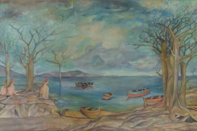 SGUARDO A EST - a Paintings by Francesco Cirillo